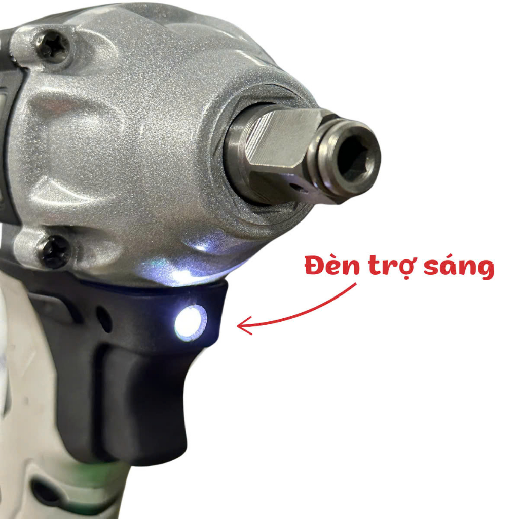 Máy siết bulong THPRO 20v bộ 1 pin sạc , máy siết bulong động cơ không chổi than đầu bulong 2 trong 1
