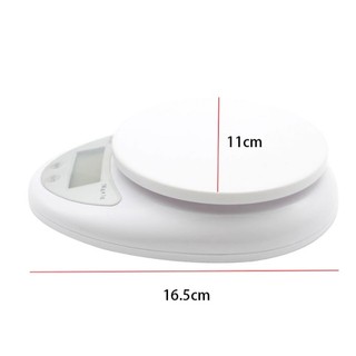 Cân tiểu ly nhà bếp điện tử 5kg, tặng kèm pin