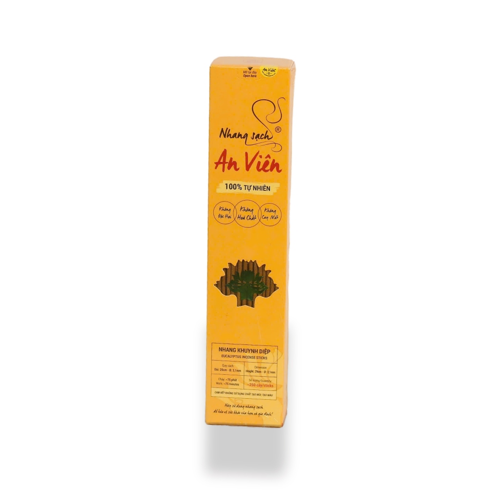 Nhang khuynh diệp An Viên 3 tấc (hộp 250 cây) - K3H250