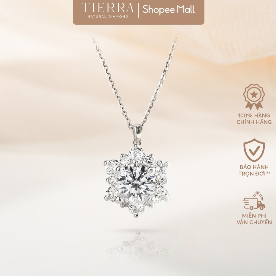 [CHAT TRƯỚC KHI ĐẶT] Mặt Dây Chuyền Tierra MDA2106 Vàng 14K/ 18K, Tấm CZ Thiết Kế Tinh Xảo Điểm Nhấn Hoàn Hảo Cho Nàng
