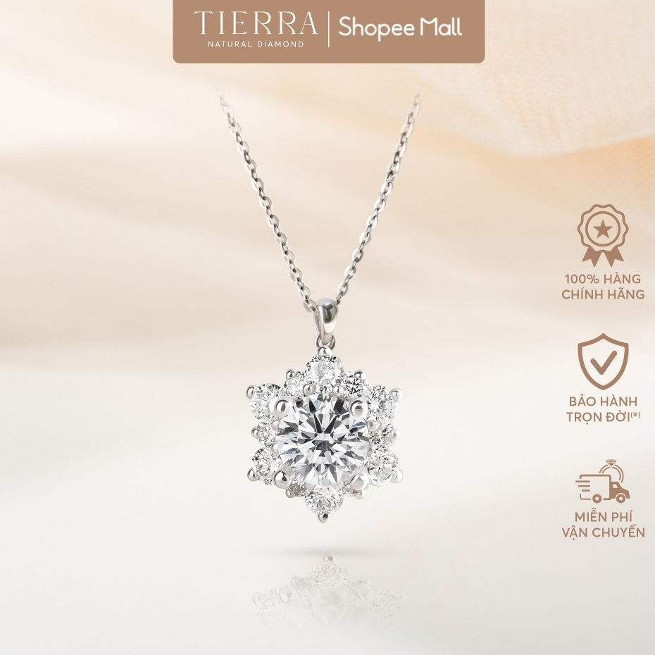 [CHAT TRƯỚC KHI ĐẶT] Mặt Dây Chuyền Tierra MDA2106 Vàng 14K/ 18K, Tấm CZ Thiết Kế Tinh Xảo Điểm Nhấn Hoàn Hảo Cho Nàng