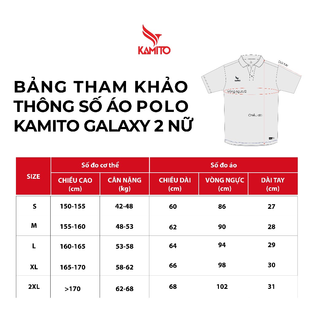 Ảnh Áo polo nữ Kamito Galaxy 2 1