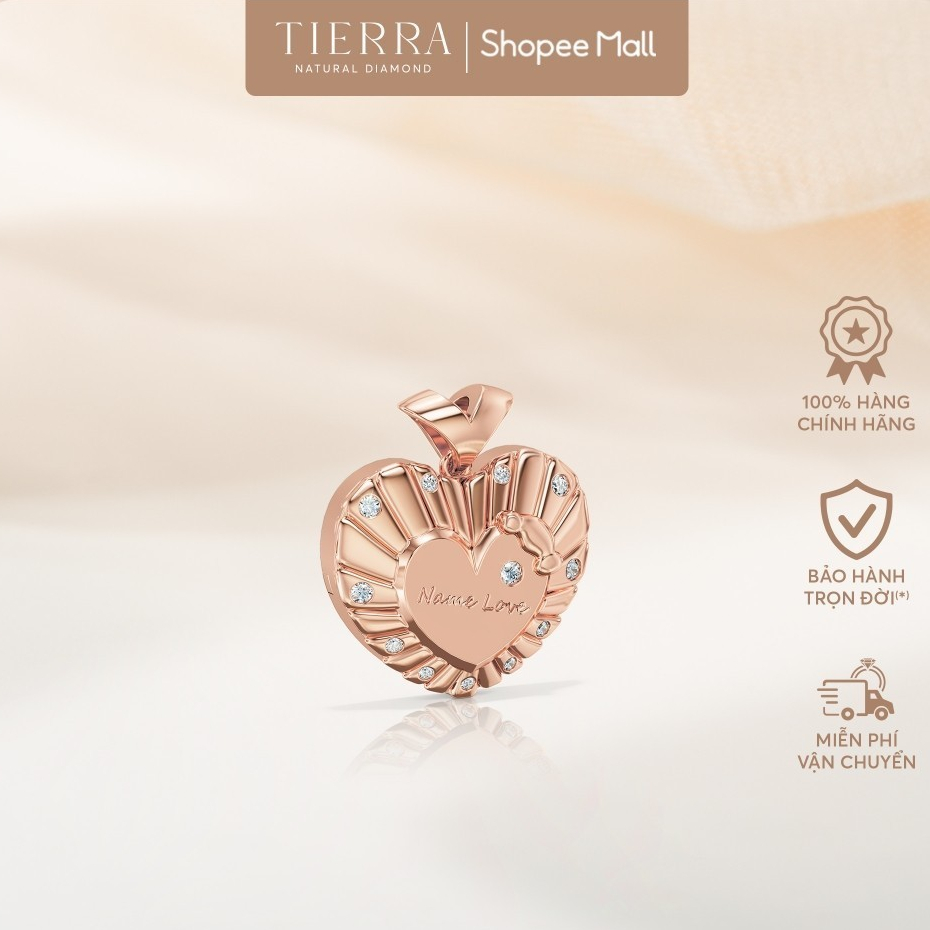 [CHAT TRƯỚC KHI ĐẶT] Mặt dây chuyền Tierra FMD5009, Vàng 10K/ 14K, Tấm CZ