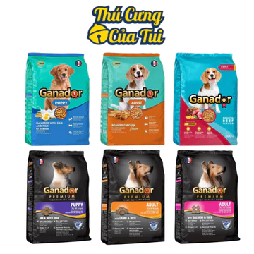 Thức Ăn Cho Chó Ganador FIB'S Đồ Ăn Hạt Khô Cho Chó Con, Chó Lớn 400g - Thú Cưng Của Tui