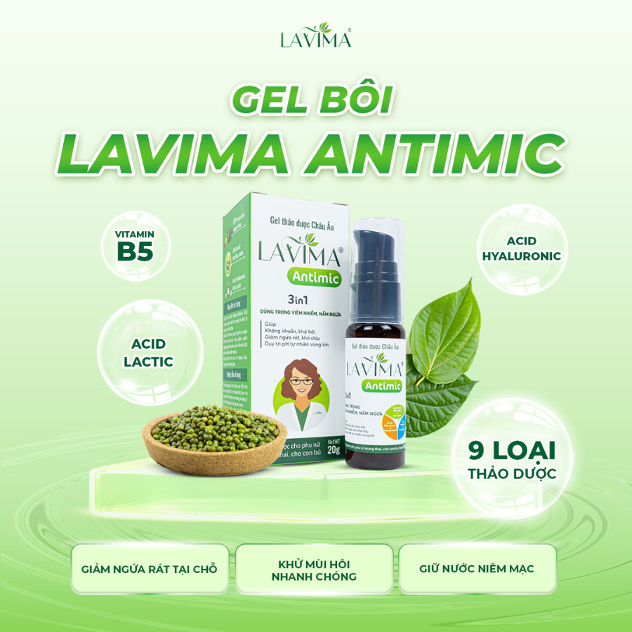 Ảnh Gel Bôi Thảo Dược Lavima 20g TĂNG 2 Khăn Ướt Lavima Protect 4.0 Gói 10 Tờ 2