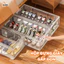 Hộp Đựng Giày Gấp Gọn Vải Lưới PVC Dày Dặn Khung Thép Chịu Lực Có Ngăn Kéo Khóa Kín Chống Ẩm Mốc, Côn Trùng