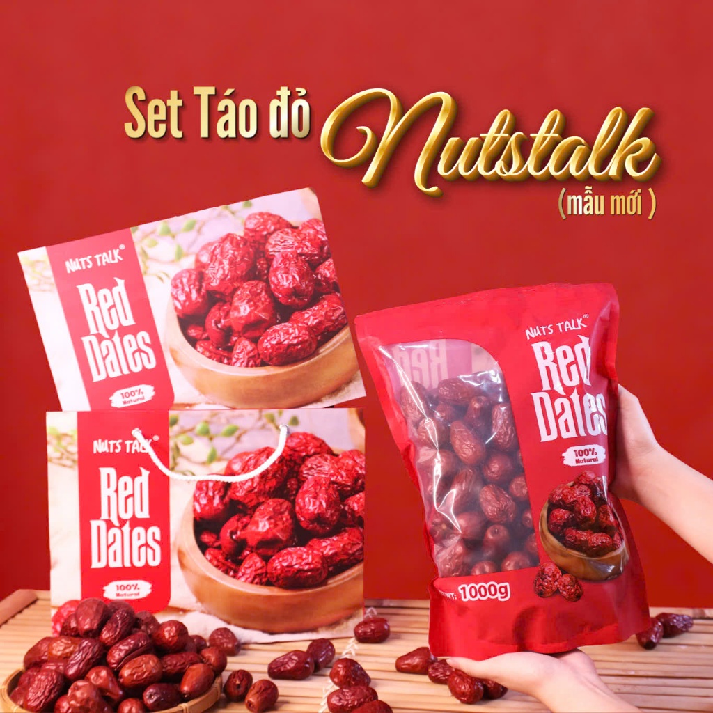 Táo Đỏ VIP Nuts Talk Trái To, Thịt Dày, Thơm Ngọt Tự Nhiên, Táo Tân ...