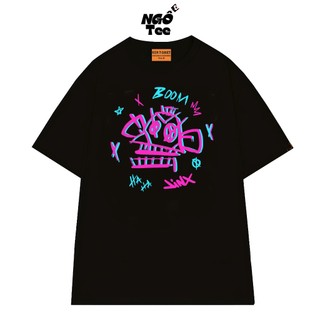 Áo Thun Unisex NGỐ TEE Game Liên Minh Huyền Thoại Arcane Robot Jinx Form Rộng Chất Vải Thoáng Mát