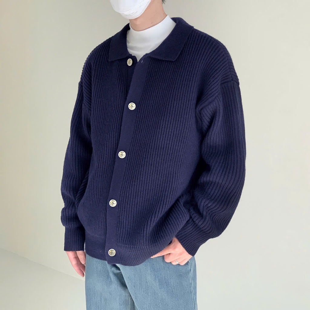 Áo Khoác Len Cardigan Len Lông Thỏ Nam Nữ Màu Trơn Cao Cấp Dáng Rộng HALLEY N30