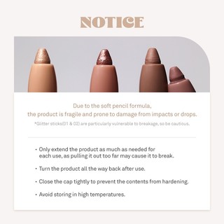 Kẻ mắt 2 đầu đa năng hince New Depth Dual Color Stick 0.8g