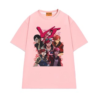 Áo Thun NGỐ TEE League Of Legends Nhân Vật Arcane Vi Form Unisex Chất Vải Cotton Thoáng Mát