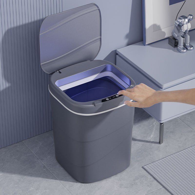 Ảnh Thùng Rác Thông Minh Padabanic 14L Sạc Tích Điện Cảm Ứng Tự Động Đóng Mở Nắp 3