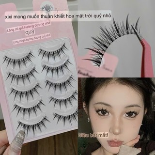 [XIXI] Set Lông Mi Giả XIXI Tặng Kèm Keo Và Nhíp XIXI Tự Nhiên Mềm Mại Cosmetic