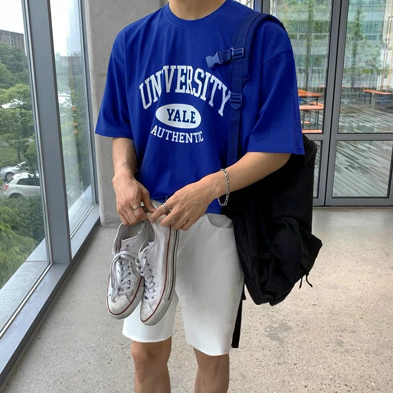 Áo thun Stee Cổ tròn UNIVERSITY YALE Localbrand ICVCVNI Unisex Menwear