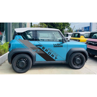 Tem 2 bên Sườn Xe Ô tô VF3, Team Decal Oto-Tem 2 bên sườn Cực Chất, Hàng 3 Lớp Chất Lượng Cao ,Team Decal