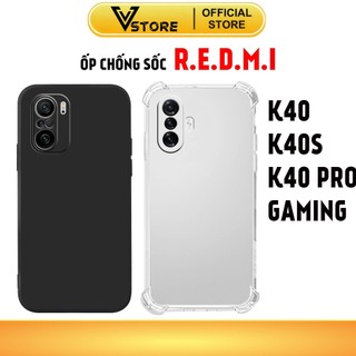 ốp lưng poco f3 / redmi k40 / k40 gaming / pro dẻo trong suốt silicon cao cấp chống sốc viền vuông