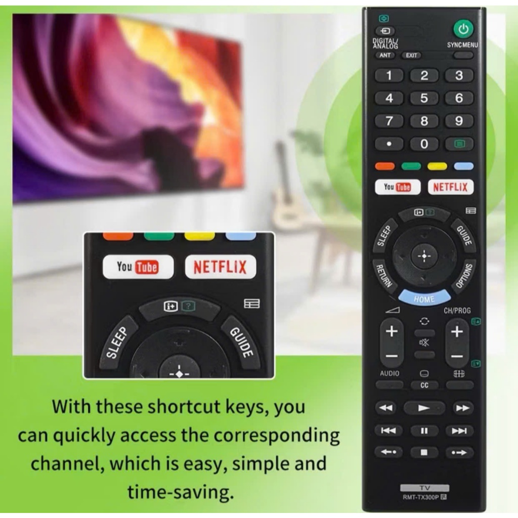 Remote Điều khiển TV SONY SMART RMT TX300P SONY | Shopee Việt Nam