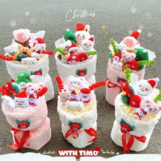 Set Quà Tặng Giáng Sinh Tổng Hợp Các Mẫu Bó Hoa Noel Gấu Bông Món Quà Ý Nghĩa Cho Bạn Gái Timo