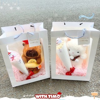 Set Quà Tặng Giáng Sinh Tổng Hợp Các Mẫu Bó Hoa Noel Gấu Bông Món Quà Ý Nghĩa Cho Bạn Gái Timo