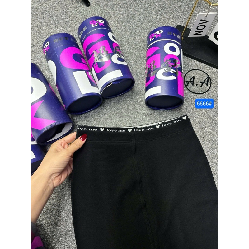 Quần legging lót nỉ 6666#