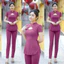 TH55 - SÉT ĐỒ BỘ THUN GẤM NHẬT - ÁO CỔ TÀU, QUẦN DÀI ỐNG ÔM