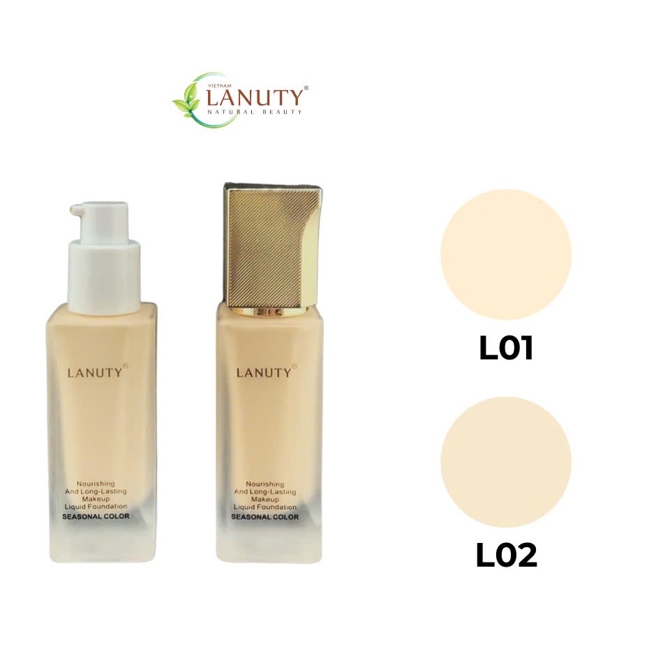 Kem Nền LANUTY Dạng Kem Kiềm Dầu Che Khuyết Điểm Lâu Trôi Đến 24h 30ML - SPF30 PA +++