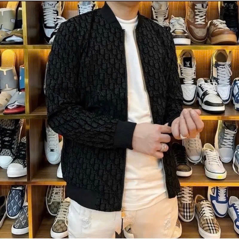 Áo Khoác Bomber Do.ir Họa Tiết Vân Nhung Dập Nổi Hàng QC Siêu Cấp