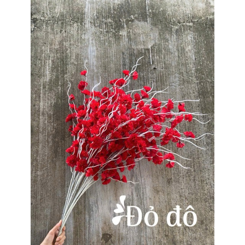 Set 3 Cành đào râu trang trí decor | Shopee Việt Nam