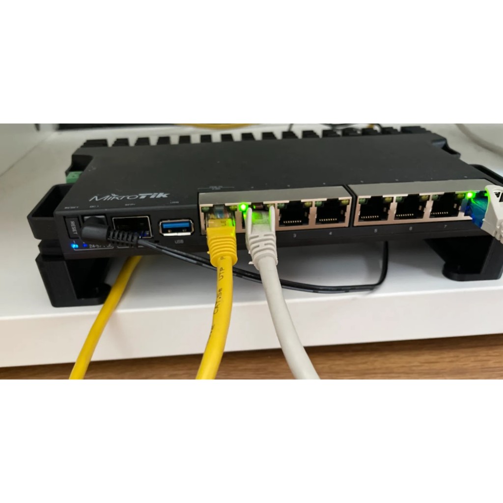 Chân đế ,tai Rack Mount cho Router MikroTik RB5009UG+S+IN,Switch CSS ...