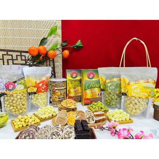 COMBO Đặc Sản xứ Sen hồng Đãi Tết Senfarm - Mứt Tết - Bánh Tết - Quà Tết