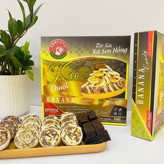 Hộp Kẹo Chuối Ngũ vị Senfarm - Đặc Sản Đồng Tháp