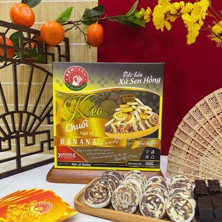 Hộp Kẹo Chuối Ngũ vị Senfarm - Đặc Sản Đồng Tháp
