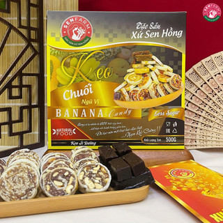 Hộp Kẹo Chuối Ngũ vị Senfarm - Đặc Sản Đồng Tháp