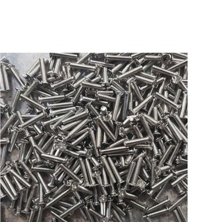 (INOX201)50 cái  M3 ,M4,M5,M6 vít pake đầu bằng thân bulong inox201 M3-M6