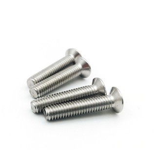(INOX201)50 cái  M3 ,M4,M5,M6 vít pake đầu bằng thân bulong inox201 M3-M6