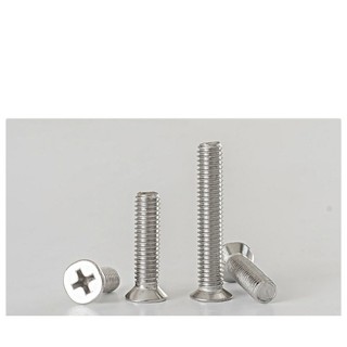 (INOX201)50 cái  M3 ,M4,M5,M6 vít pake đầu bằng thân bulong inox201 M3-M6