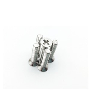 (INOX201)50 cái  M3 ,M4,M5,M6 vít pake đầu bằng thân bulong inox201 M3-M6