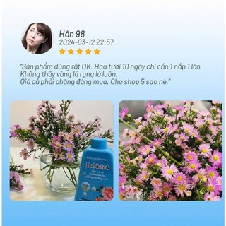 HOA TƯƠI LÂU GẤP 2-3 LẦN Nước Dưỡng Hoa Tươi Lâu  - 300ml chưng hoa không sợ thối nước