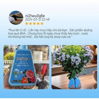 HOA TƯƠI LÂU GẤP 2-3 LẦN Nước Dưỡng Hoa Tươi Lâu  - 300ml chưng hoa không sợ thối nước