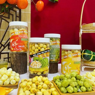 COMBO TỨ VỊ HẠT SEN nhà Senfarm - Mứt Tết - Bánh Tết - Quà Tết
