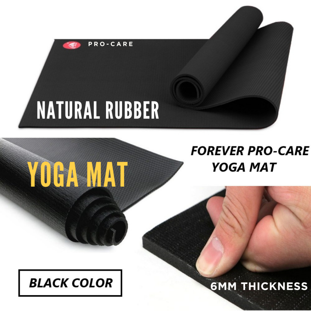 Thảm Yoga Chống Trượt Cao Su Thiên Nhiên PRO-CARE FOREVER - Thảm Tập Siêu Bám, Siêu Bền Chính Hãng