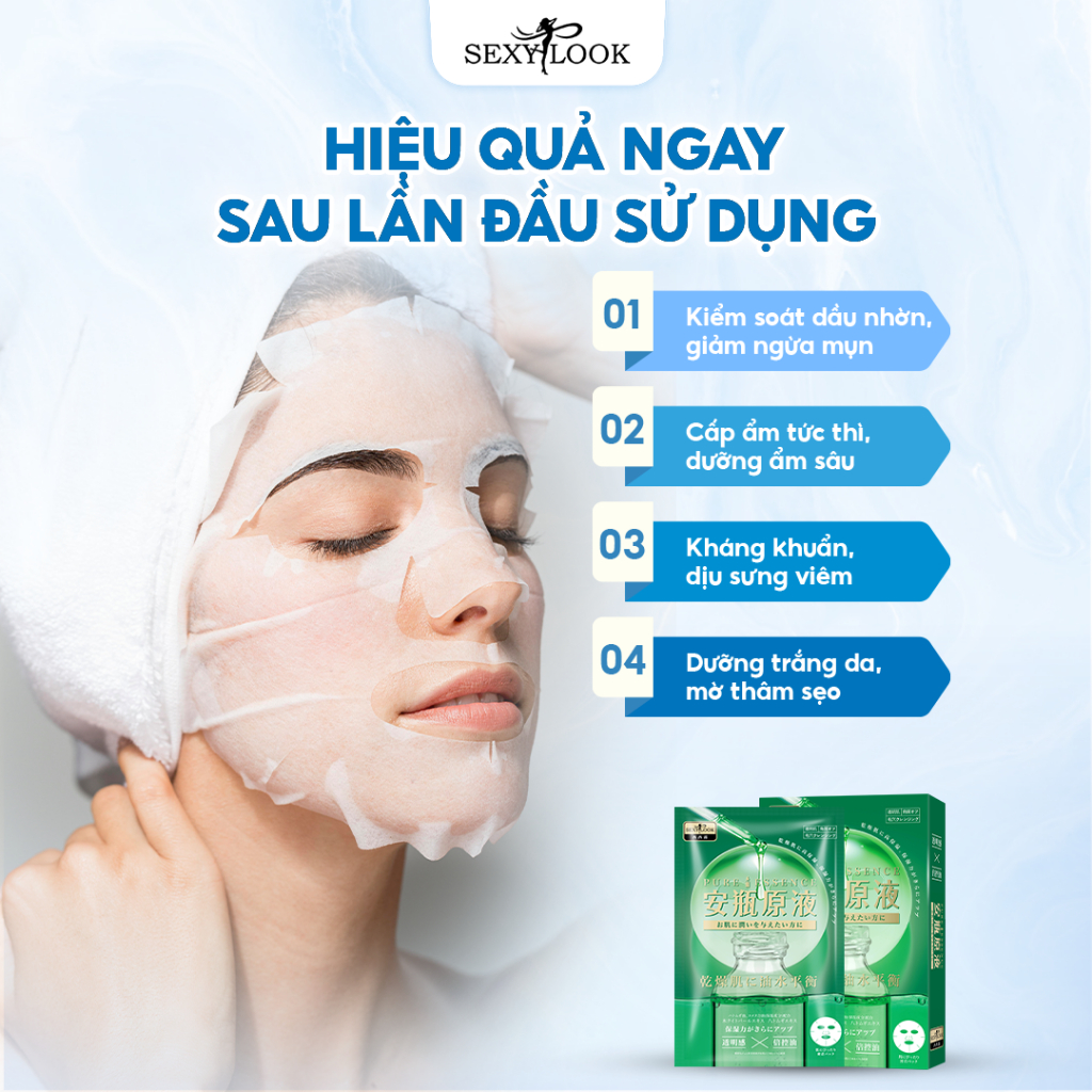 Ảnh Bộ 9 Miếng Mặt Nạ Tràm Trà Chuyên Giành Cho Da Dầu Mụn (5M ĐEN TRÀM + 4M TDXL) 3