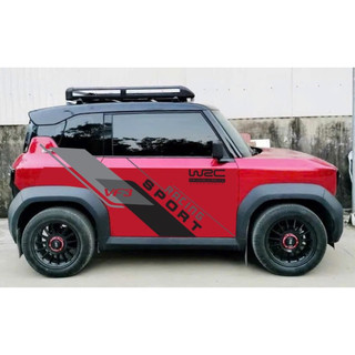 Tem 2 bên Sườn Xe Ô tô VF3, Team Decal Oto-Tem 2 bên sườn Cực Chất, Hàng 3 Lớp Chất Lượng Cao ,Team Decal