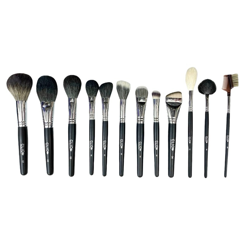 Bộ Cọ Makeup CLIO 30 Cây Chuyên Nghiệp – Lông Mềm Mịn, Đủ Cọ Mặt & Mắt – Kèm Túi Cao Cấp