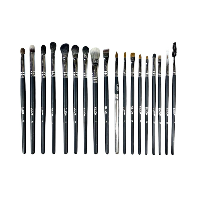 Bộ Cọ Makeup CLIO 30 Cây Chuyên Nghiệp – Lông Mềm Mịn, Đủ Cọ Mặt & Mắt – Kèm Túi Cao Cấp
