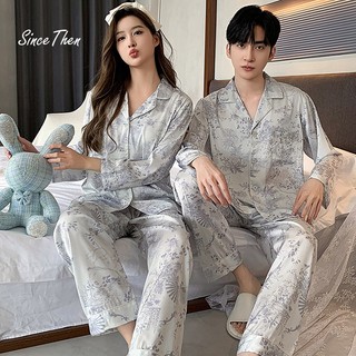 Bộ đồ ngủ đôi mặc nhà dài tay, Pyjama đôi nam nữ mặc mùa hè - Since Then