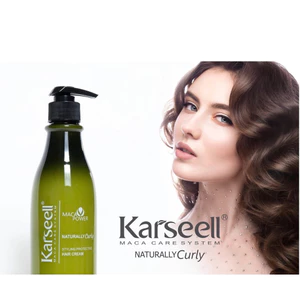 Gel Giữ Nếp Tóc Xoăn Karseell Curly Cream [Chính Hãng] Tạo Kiểu Dưỡng Tóc Uốn Xoăn, Gel Vuốt Tóc Nữ 500ml