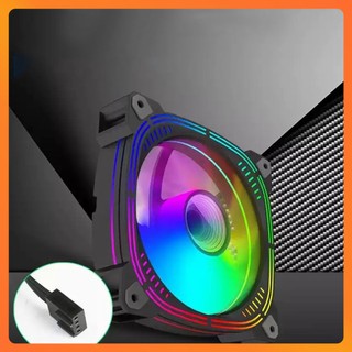 Quạt Tản Nhiệt RGB INFINITY Black/White 120mm – Fan Case Máy Tín Đèn LED Đẹp – Làm Mát Máy Tính
