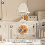 Quây Cũi Nhựa Phi Hành Gia Mới 2026, Quây Cũi Cao Cấp Full Set Tặng Kèm 100 Bóng + Thảm + Set Bóng Rổ Bảo Hành Trọn Đời — ảnh 7