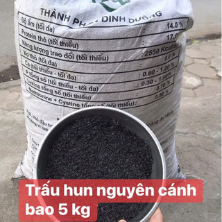 Vỏ trấu khô, trấu sống/ Trấu hun nguyên cánh (biochar) than sinh học: giá thể sạch không tạp chất.